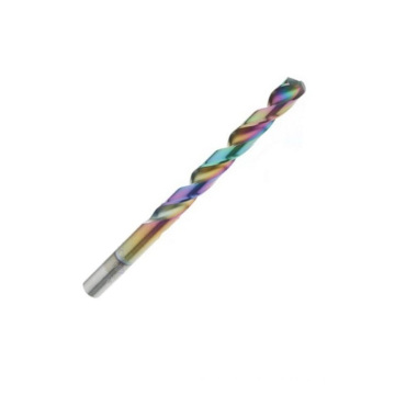 Fully Ground HSS Twist Drill Bits with Rainbow Finish (JL-HSFR)